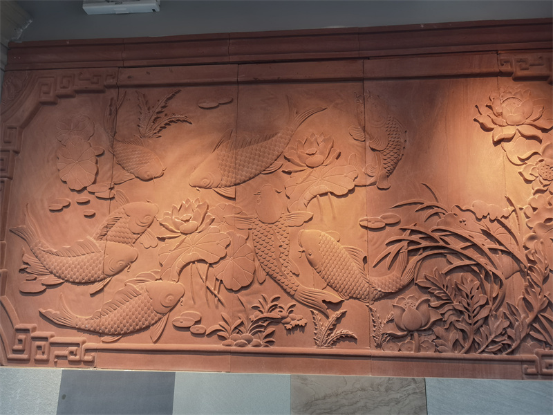 紅砂巖浮雕