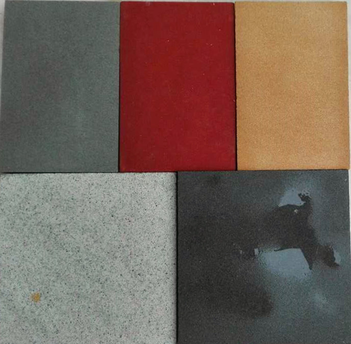 綠砂巖、紅砂巖、黃砂巖、白砂巖、黑砂巖