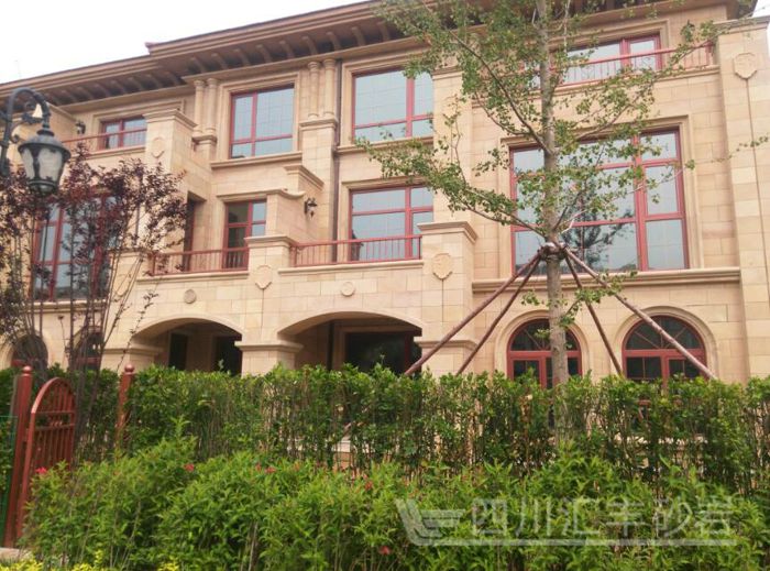 秦皇島黃木紋砂巖工程