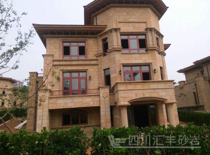 秦皇島黃木紋砂巖工程