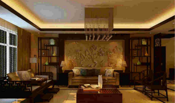 砂巖客廳背景墻