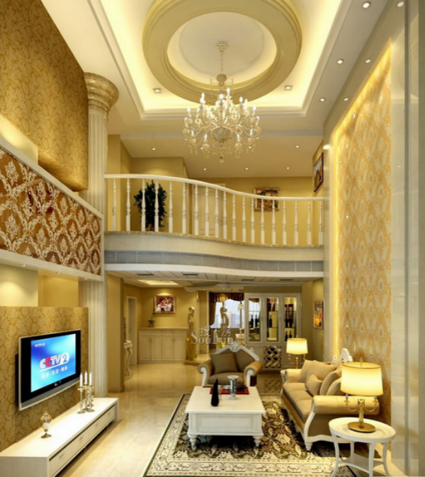 砂巖客廳背景墻