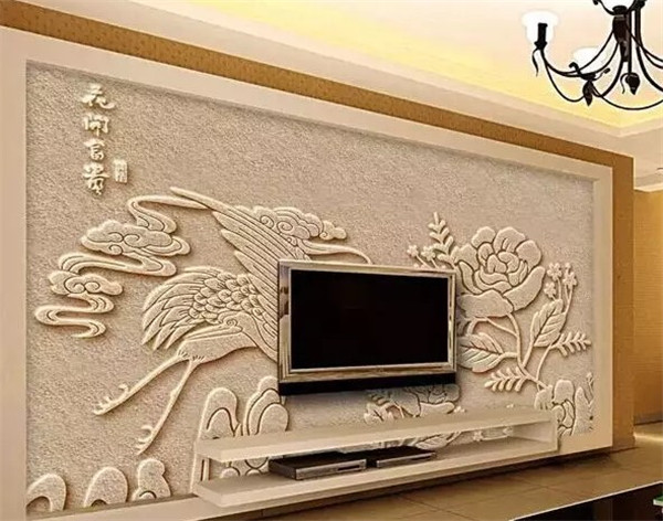 花開富貴砂巖雕刻