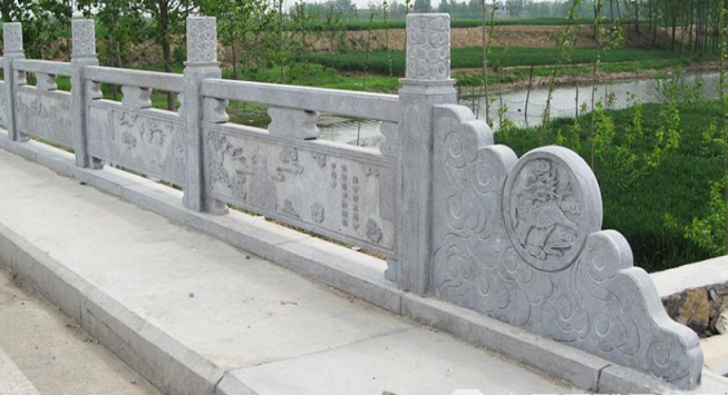 匯豐石業(yè)青石砂巖雕刻欄桿