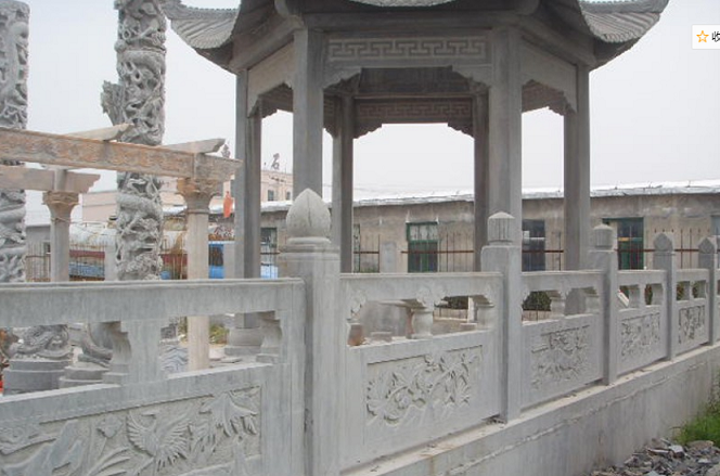 匯豐石業(yè)青石砂巖雕刻欄桿