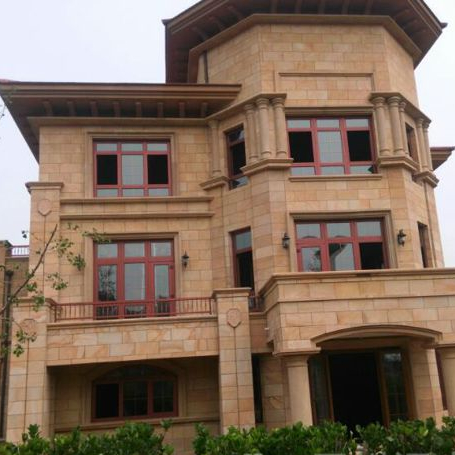 黃木紋砂巖工程