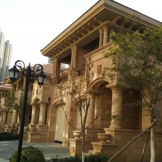 黃木紋砂巖工程