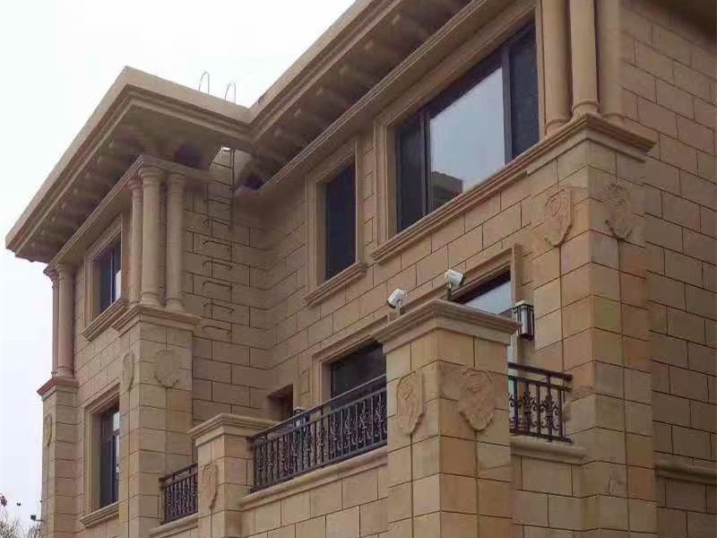 承德御龍山莊黃木紋砂巖