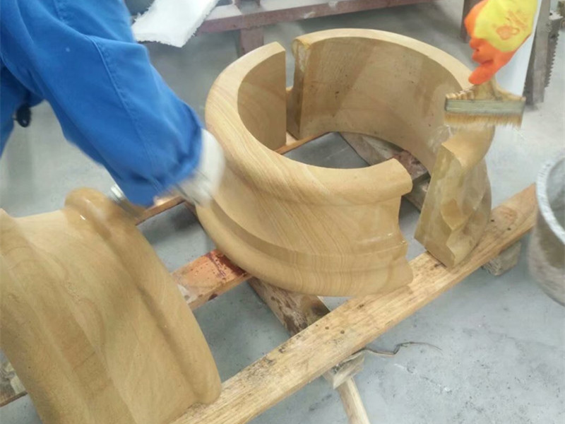 承德御龍山莊黃木紋砂巖