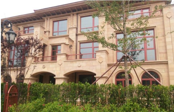 黃木紋砂巖裝飾圖